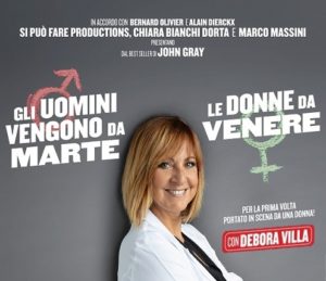 Gli Uomini vengono da Marte - Le Donne da Venere - Milano - DATE RINVIATE @ Teatro Manzoni